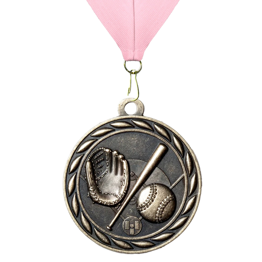 Softball Sculptured 2" Neck Award Medals