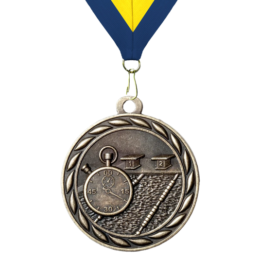 Swimming Sculptured 2" Neck Award Medals