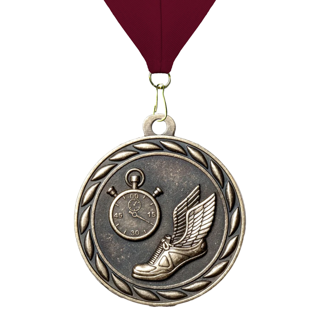 Track & Field Sculptured 2" Neck Award Medals