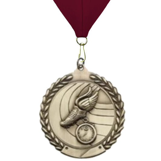 Track Sculptured 2.75" Neck Award Medals