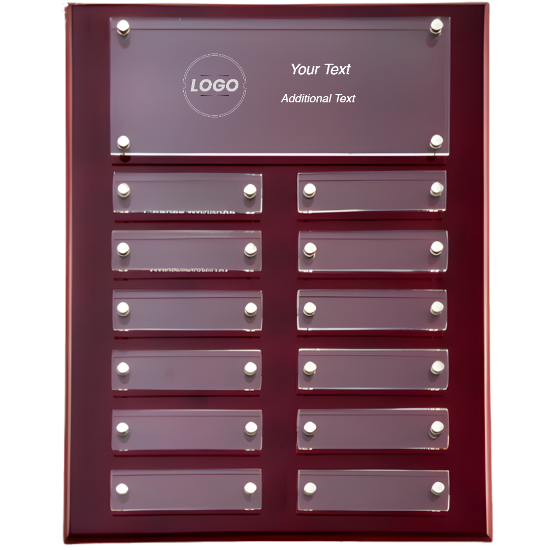 Rosewood High Gloss Perpetual Plaque