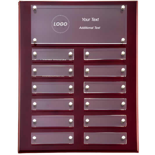 Rosewood High Gloss Perpetual Plaque