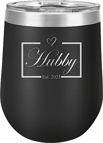 12 oz Stemless Insulated Wine Glass