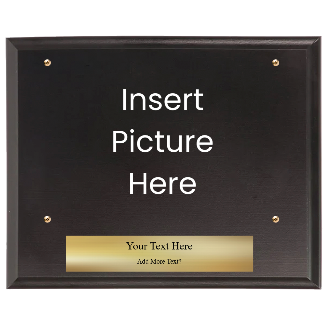 Photo/Certificate Award Sponsor Plaque