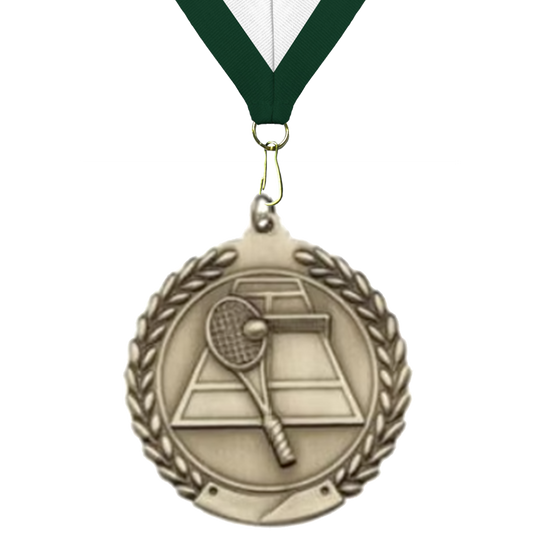 Tennis Sculptured 2.75" Neck Award Medals