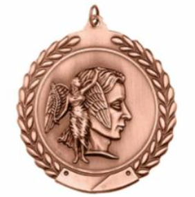 Sculptured 2 3/4" Neck Award Medals