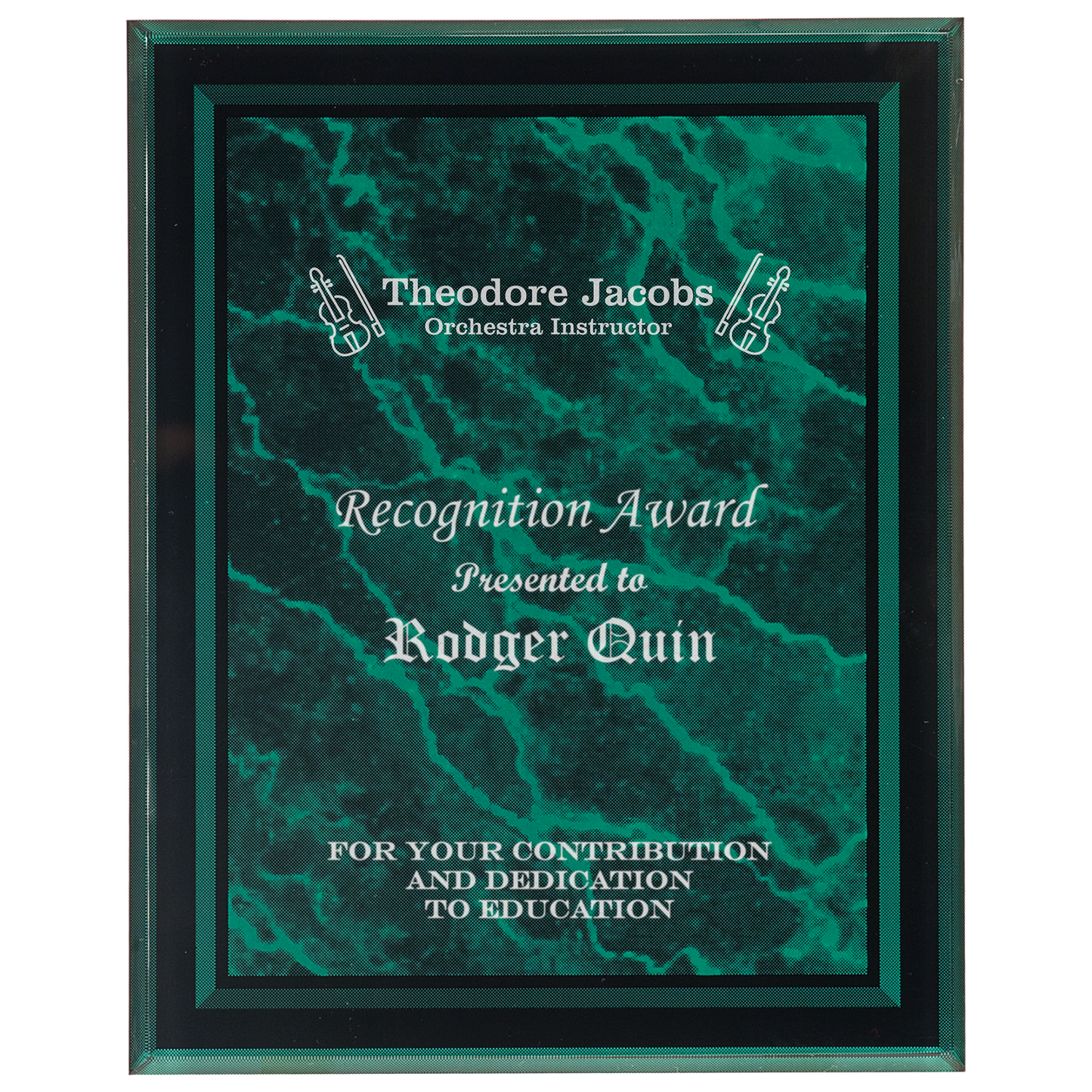 Acrylic Wall Plaque Award