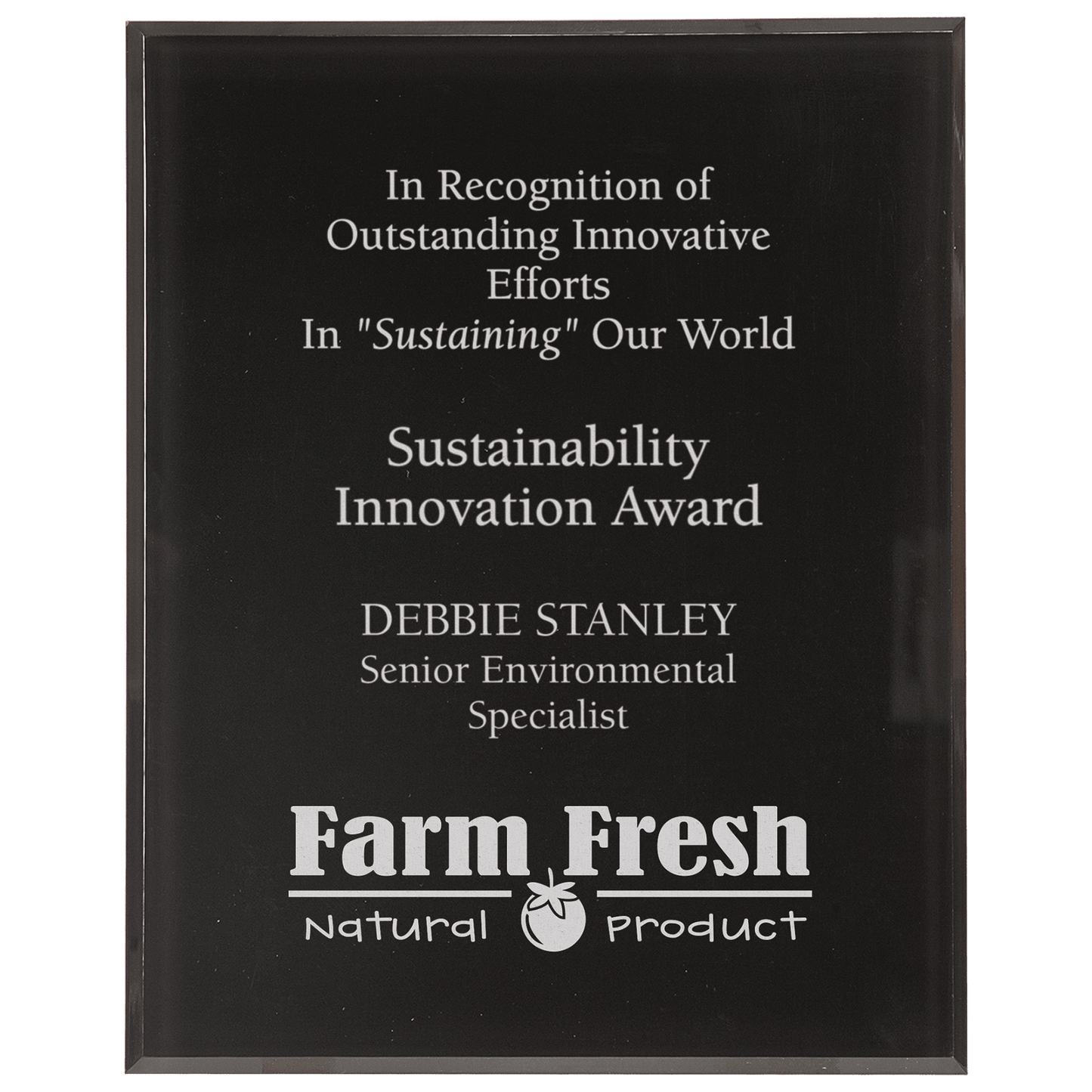 Acrylic Wall Plaque Award