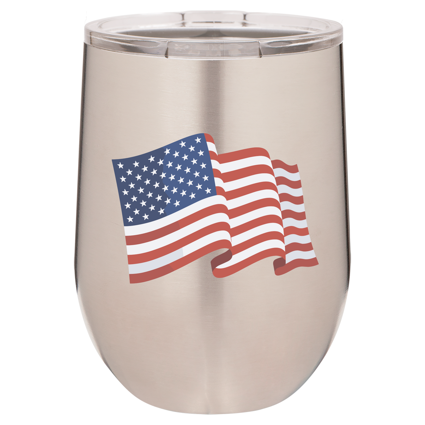 4th of July Cups Stemless Wine 12 Cups