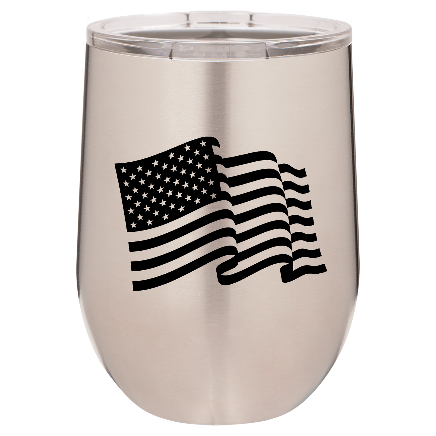 4th of July Stemless 12oz Wine Cups
