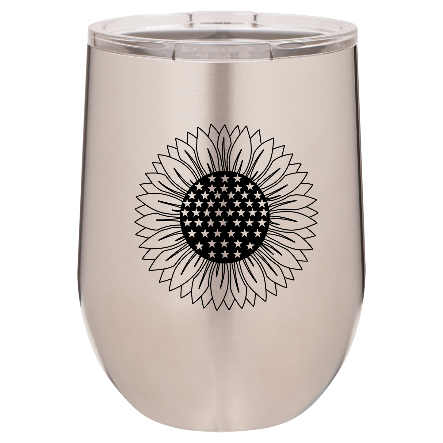 4th of July Stemless 12oz Wine Cups