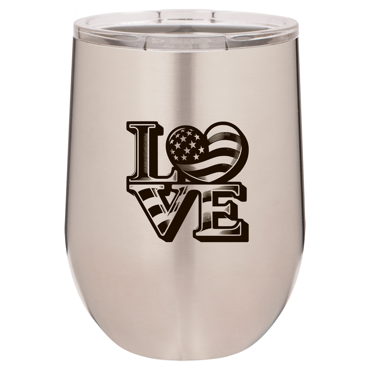 4th of July Cups Stemless Wine 12 Cups
