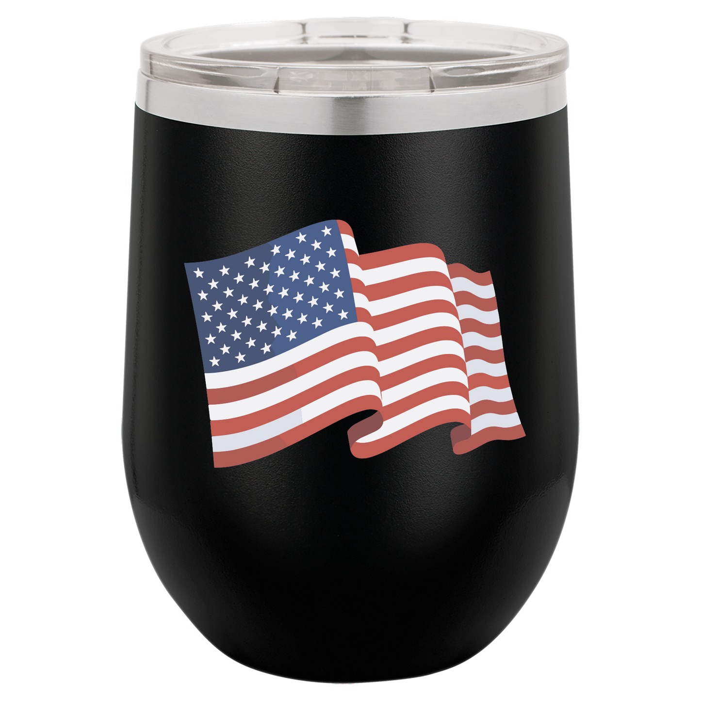 4th of July Cups Stemless Wine 12 Cups