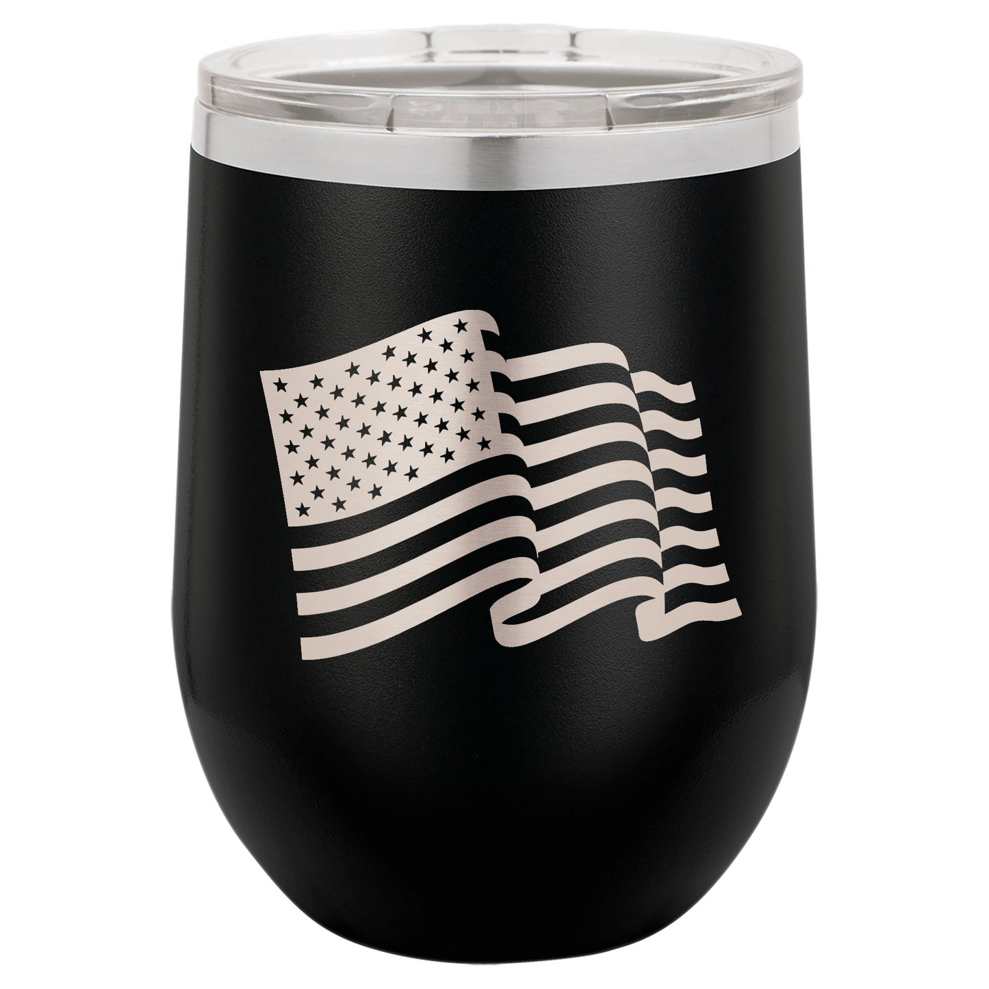4th of July Stemless 12oz Wine Cups
