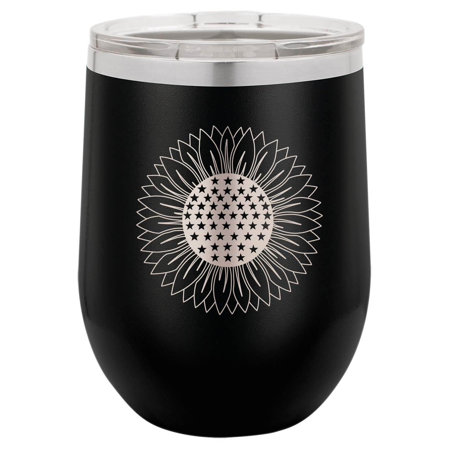4th of July Stemless 12oz Wine Cups