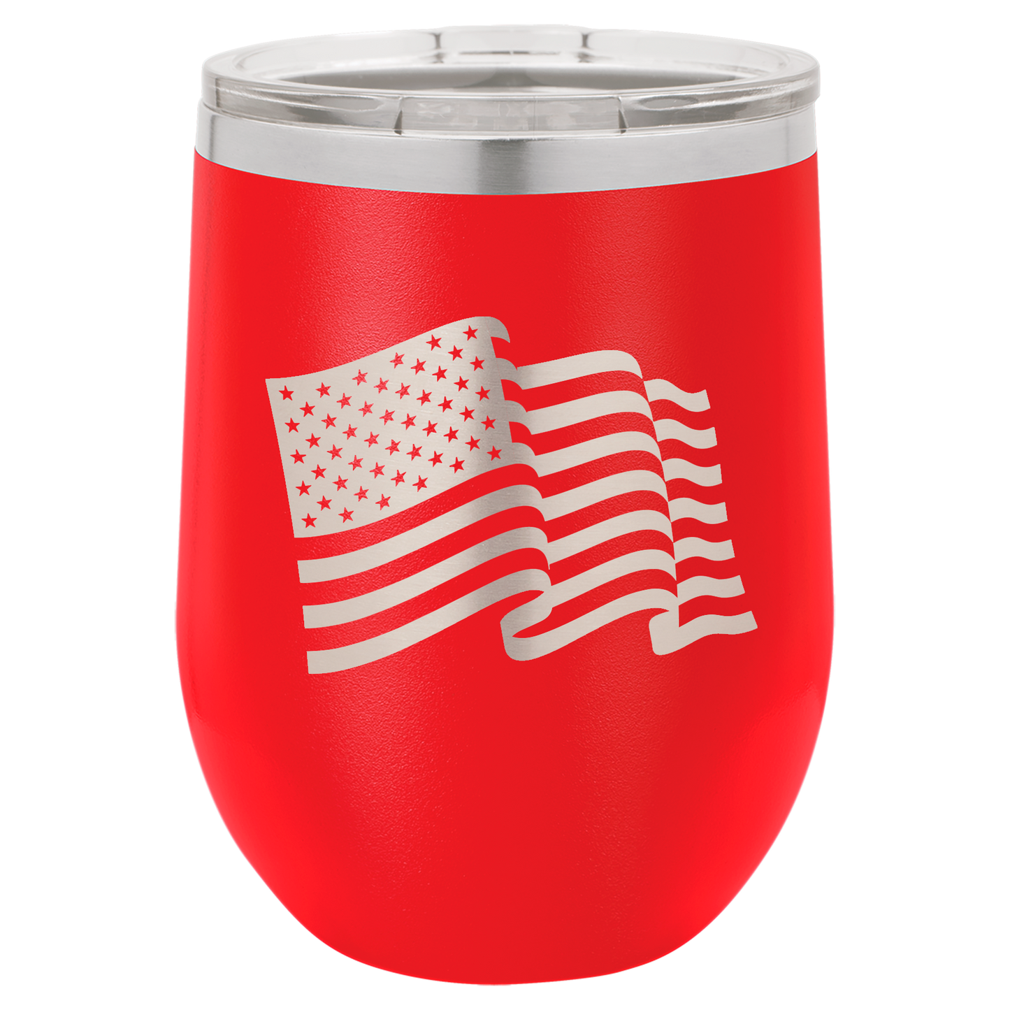 4th of July Stemless 12oz Wine Cups