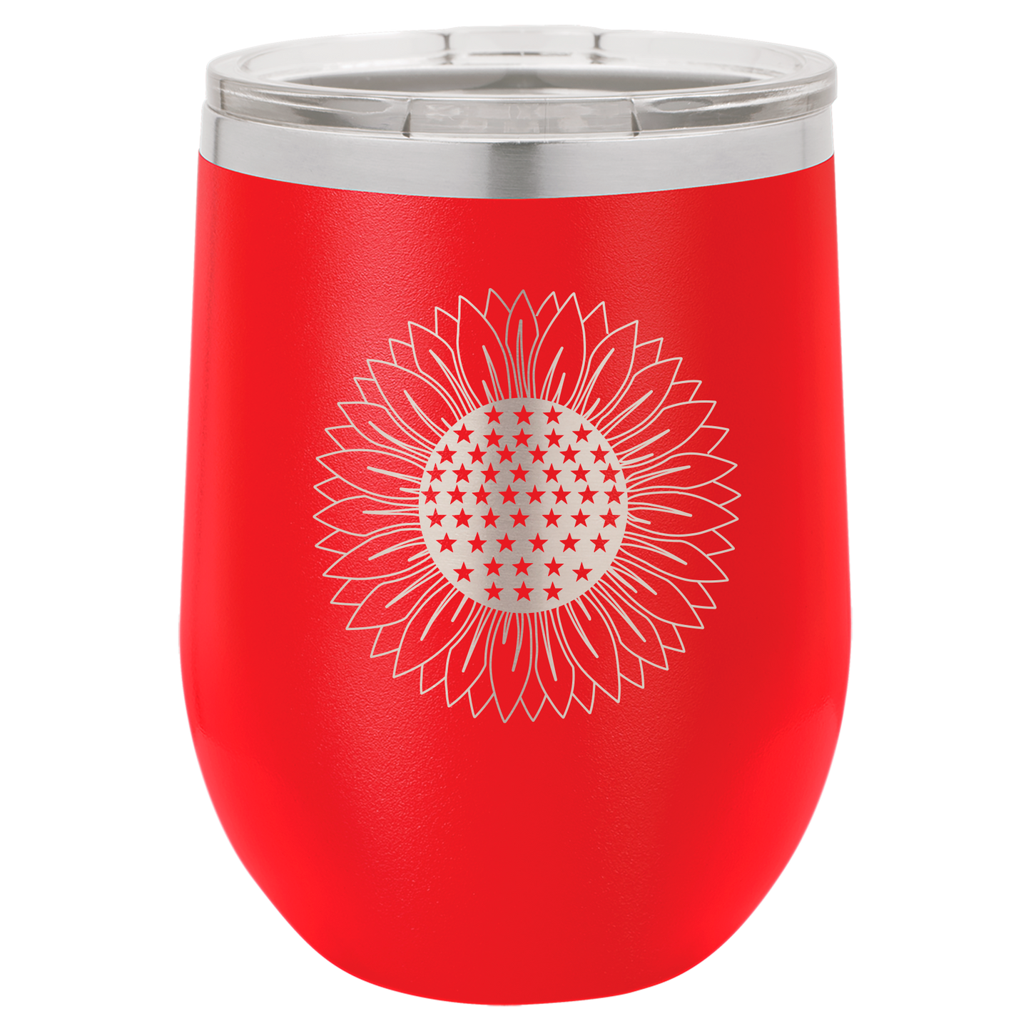 4th of July Stemless 12oz Wine Cups