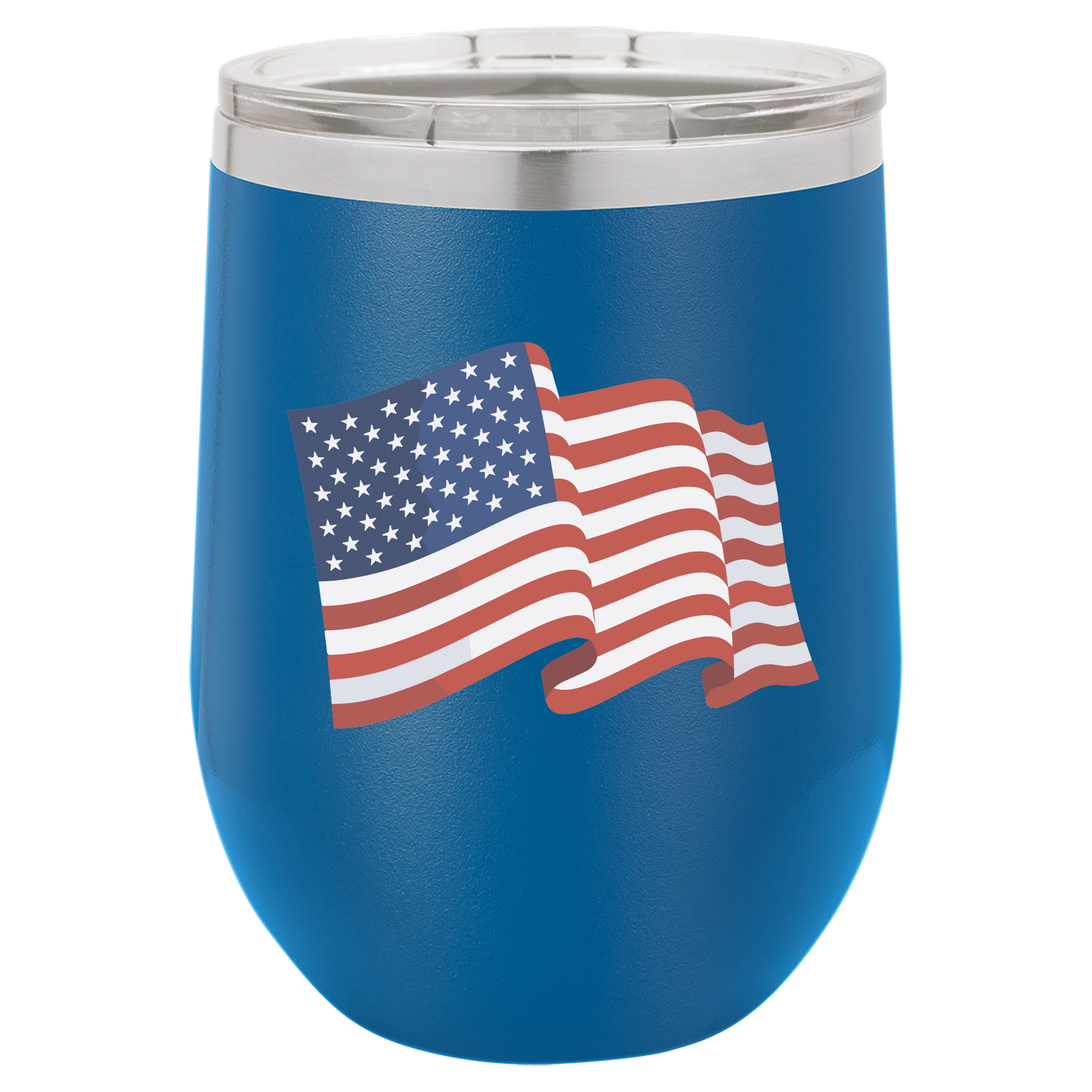 4th of July Cups Stemless Wine 12 Cups