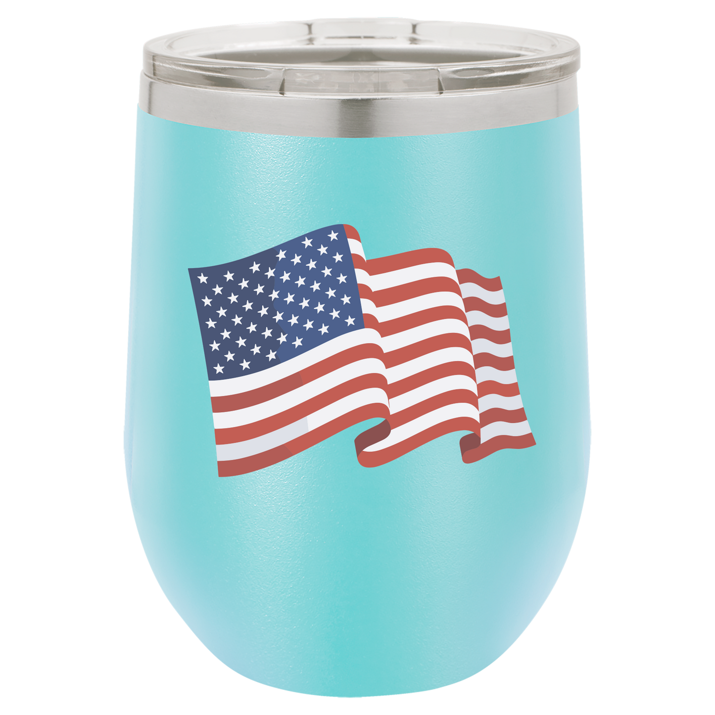 4th of July Cups Stemless Wine 12 Cups