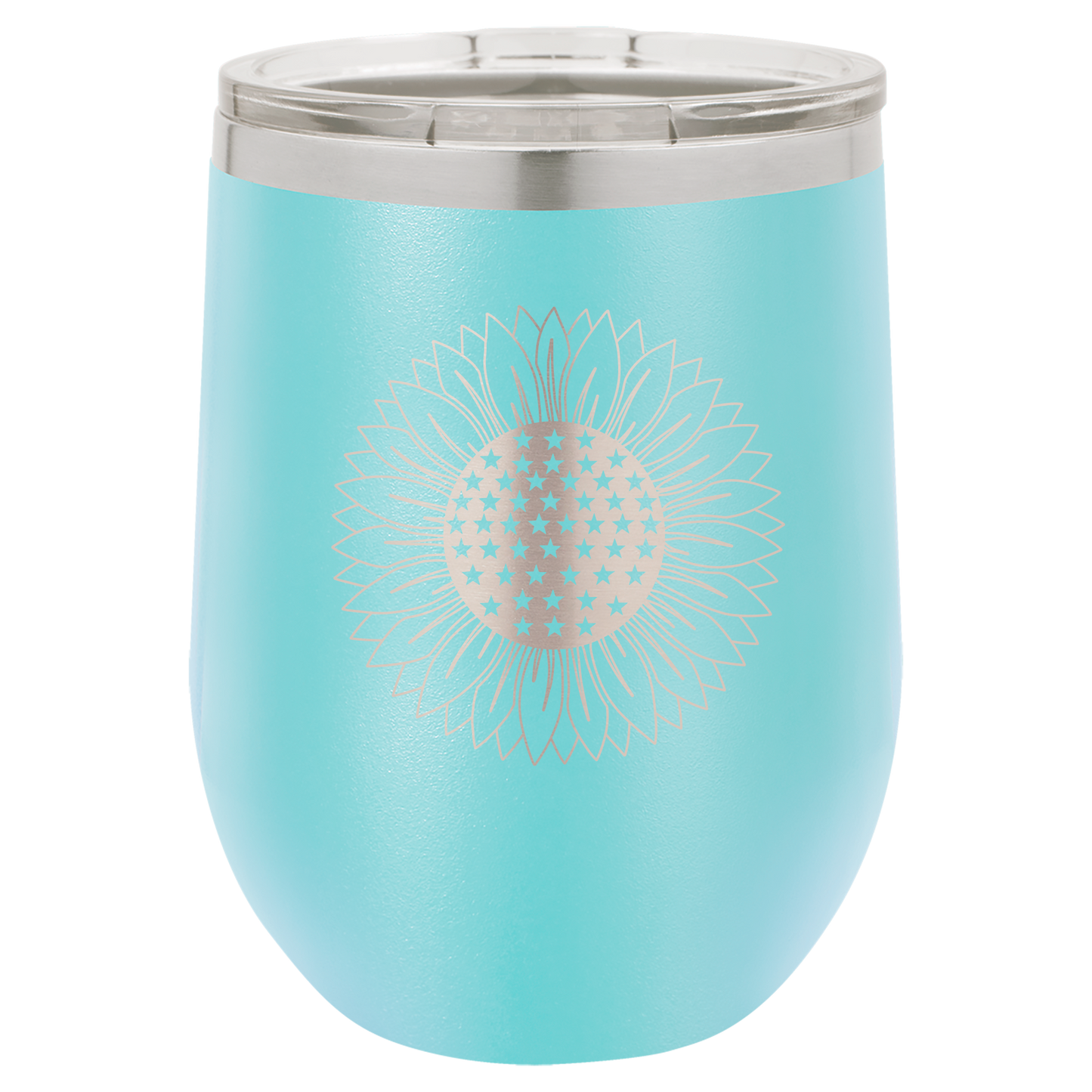 4th of July Stemless 12oz Wine Cups