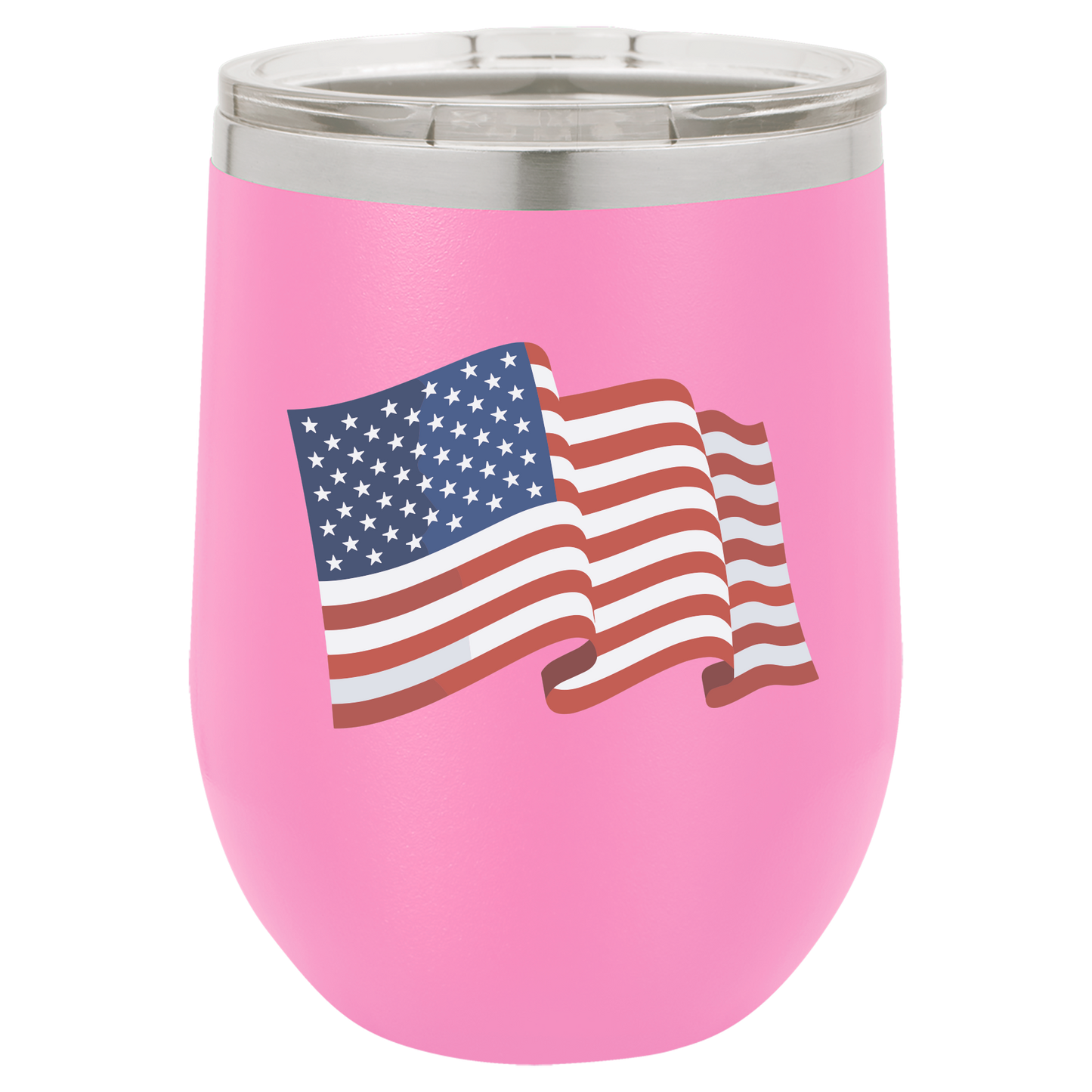 4th of July Cups Stemless Wine 12 Cups