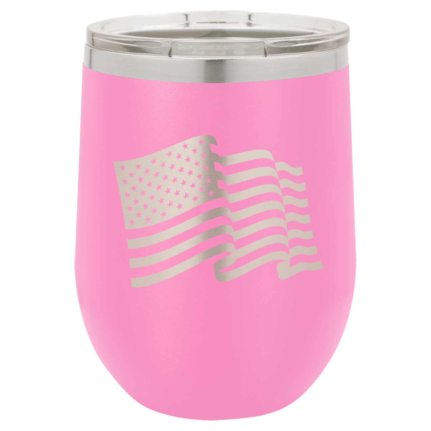 4th of July Stemless 12oz Wine Cups