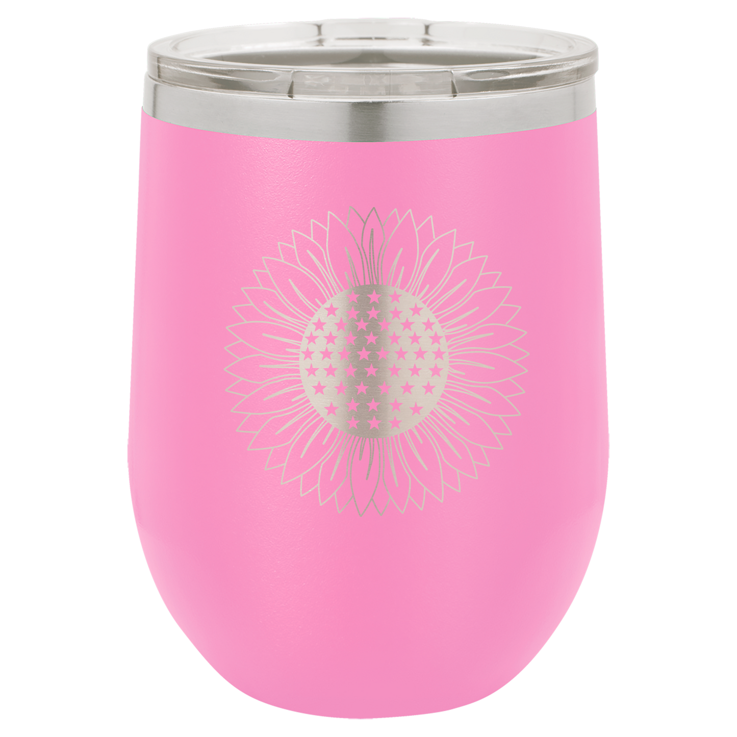 4th of July Stemless 12oz Wine Cups