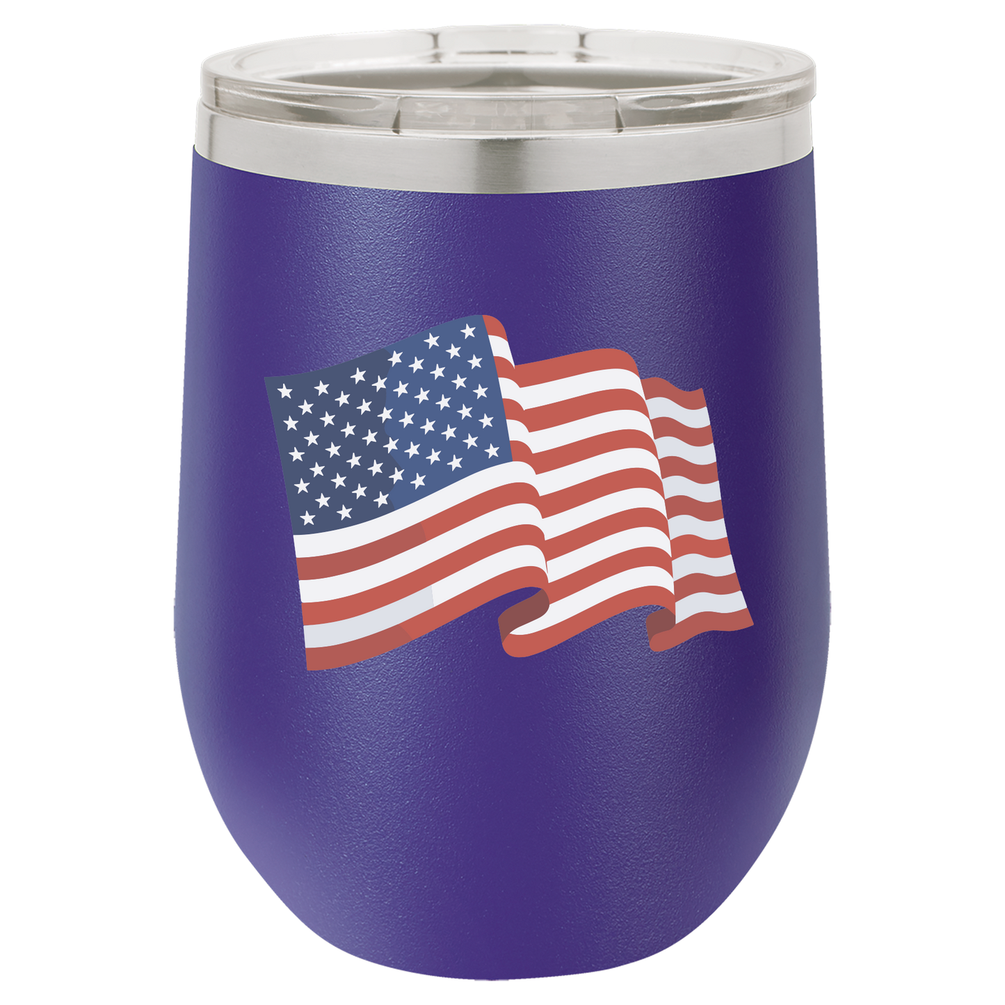 4th of July Cups Stemless Wine 12 Cups