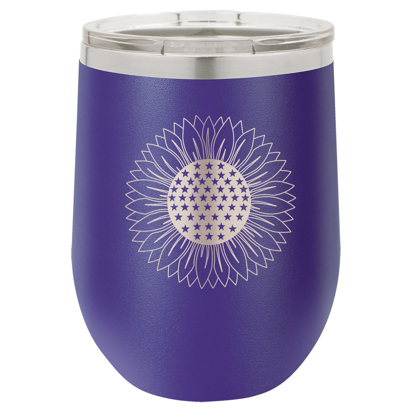 4th of July Stemless 12oz Wine Cups