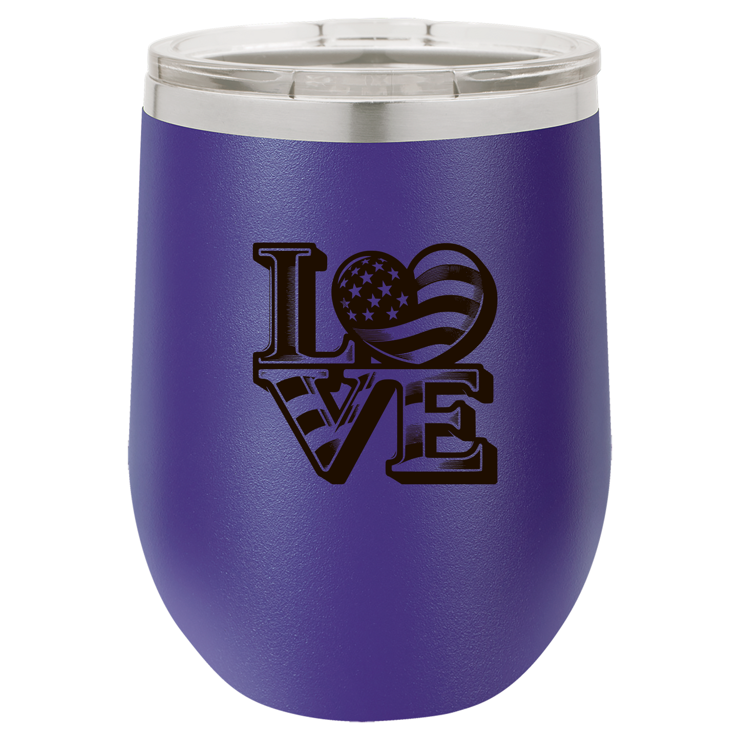 4th of July Cups Stemless Wine 12 Cups