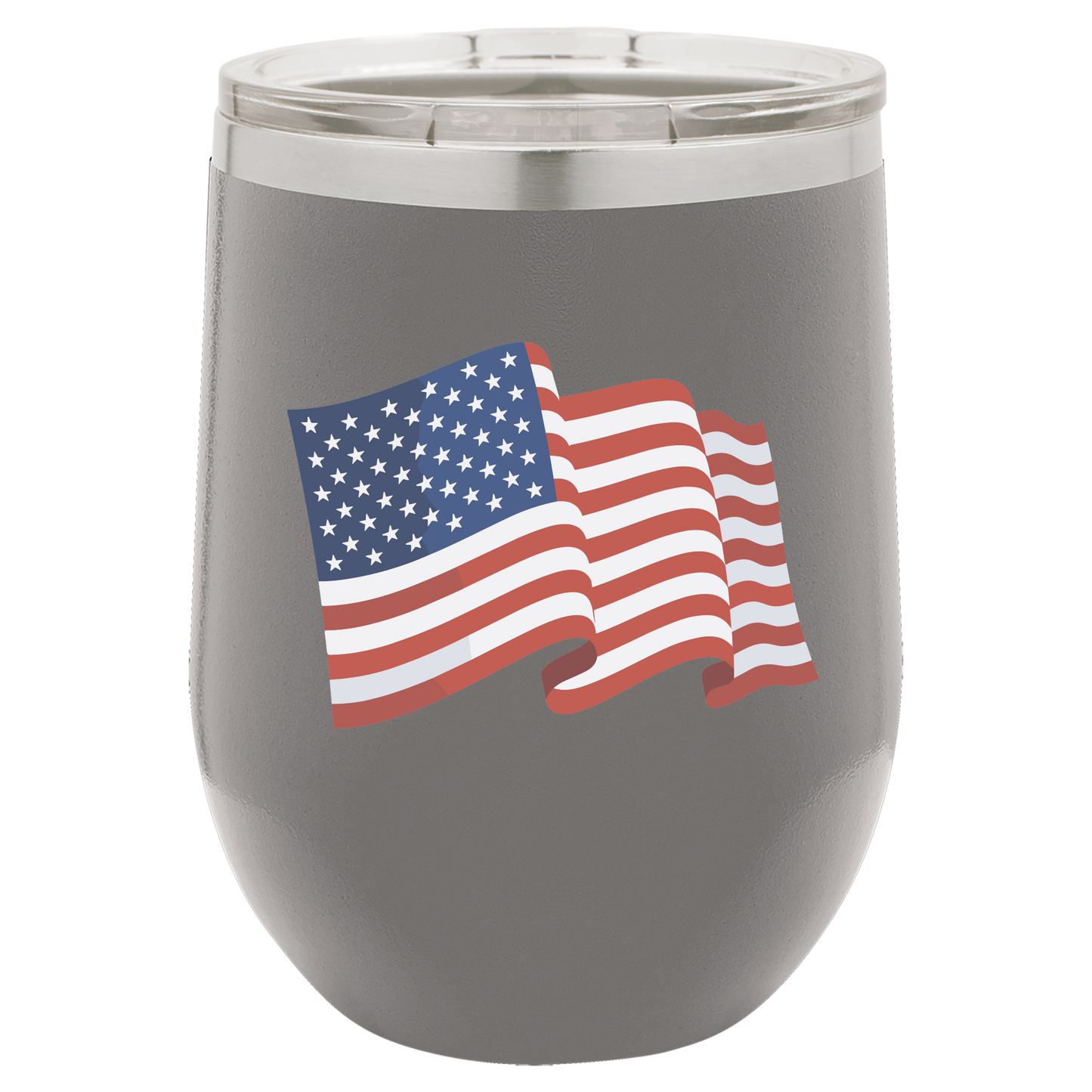 4th of July Cups Stemless Wine 12 Cups