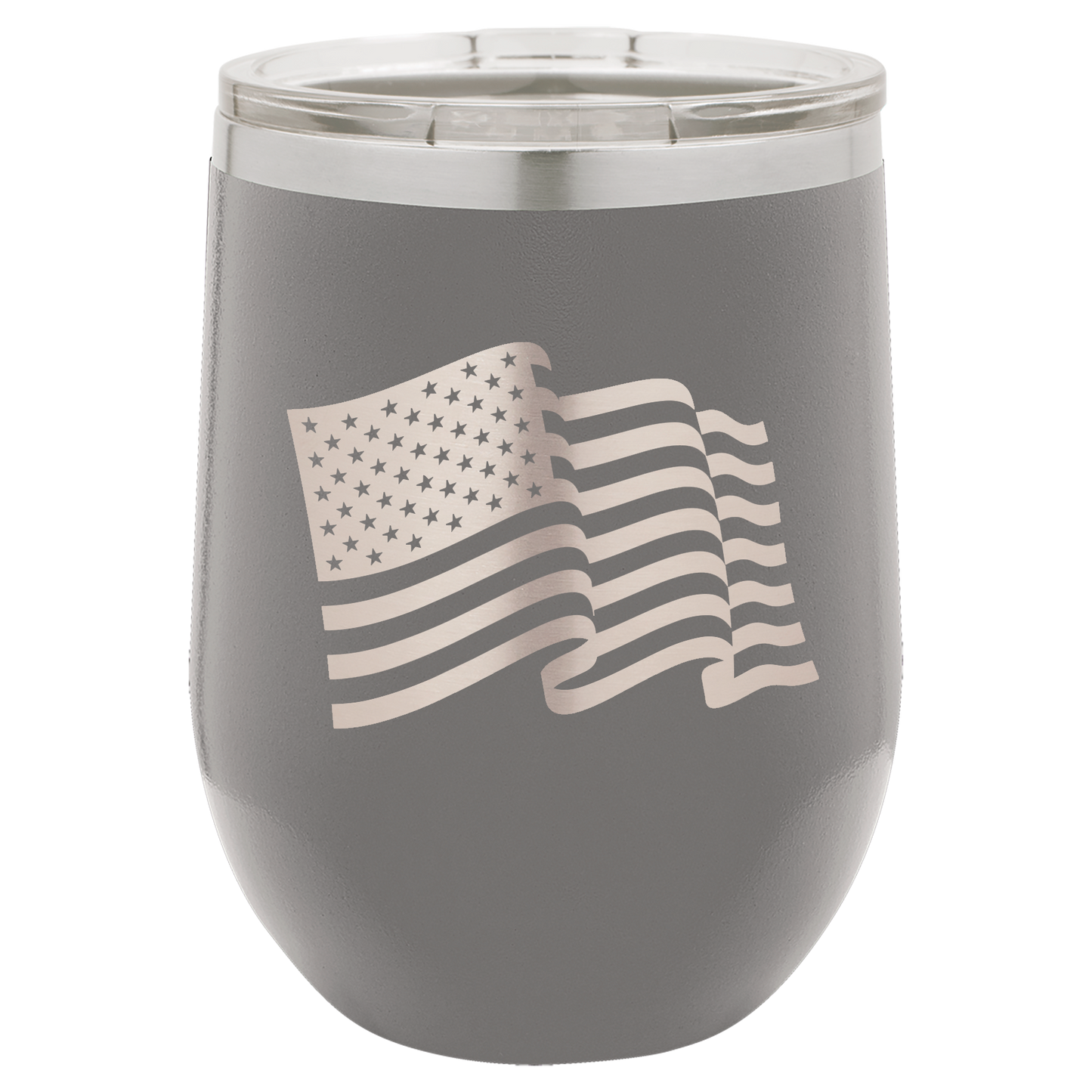 4th of July Stemless 12oz Wine Cups