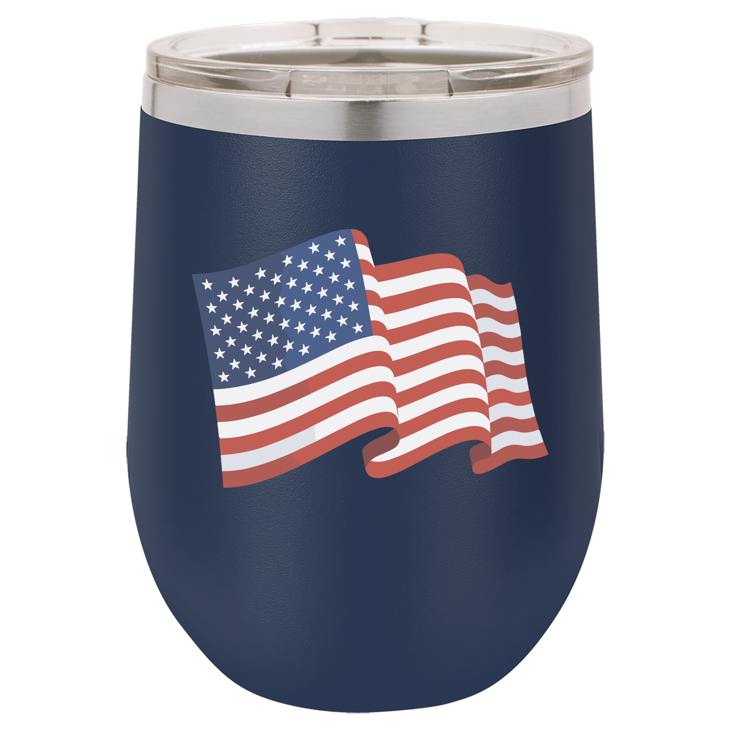 4th of July Cups Stemless Wine 12 Cups