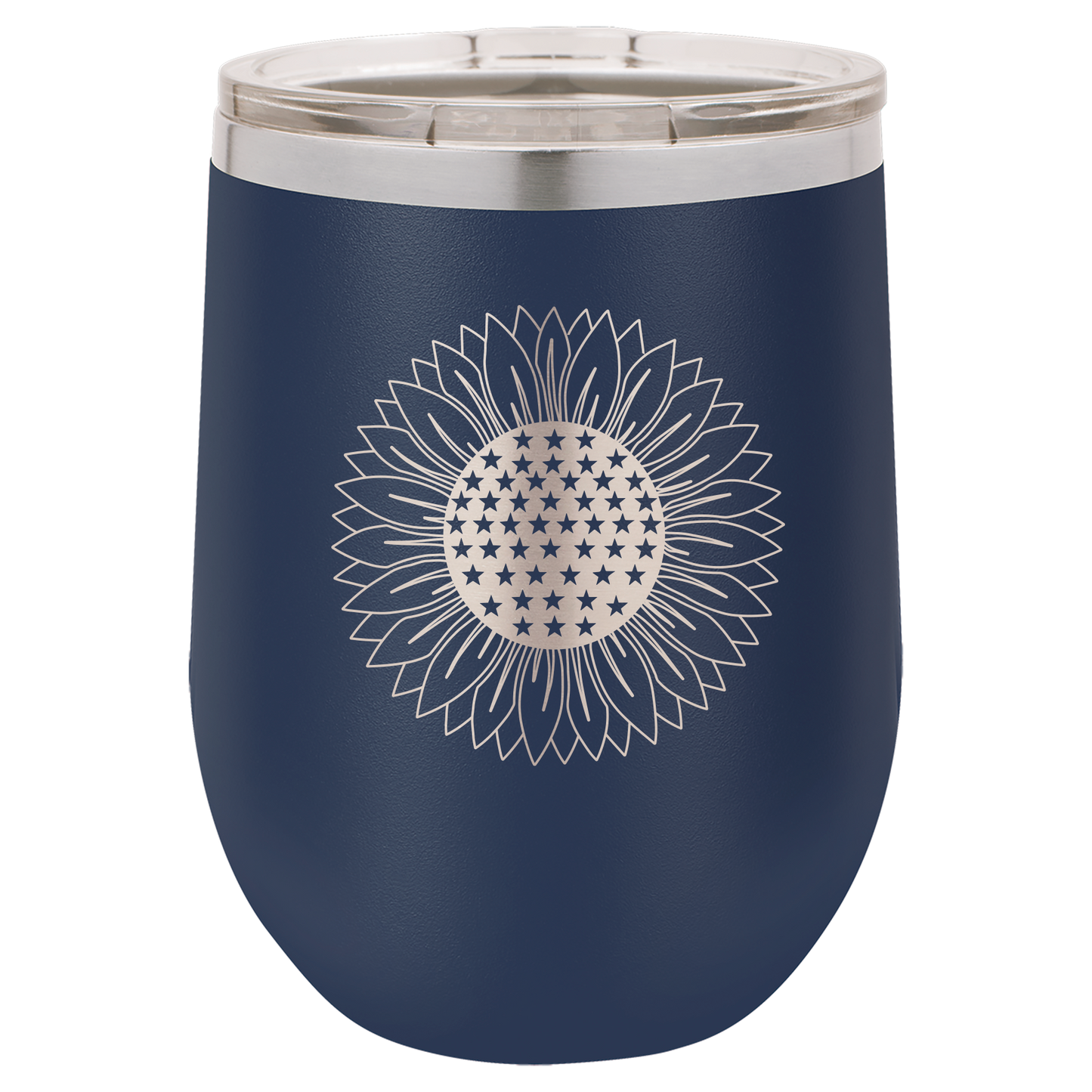 4th of July Stemless 12oz Wine Cups