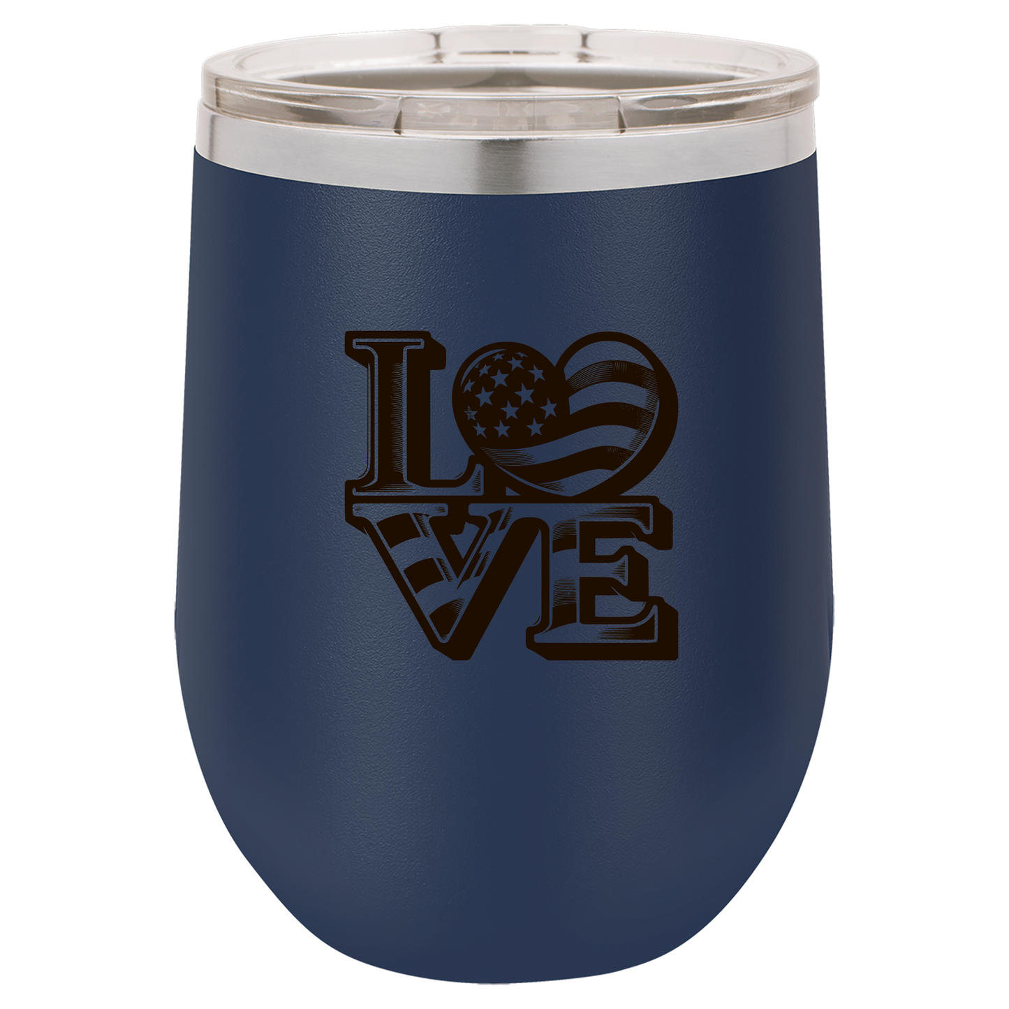 4th of July Cups Stemless Wine 12 Cups