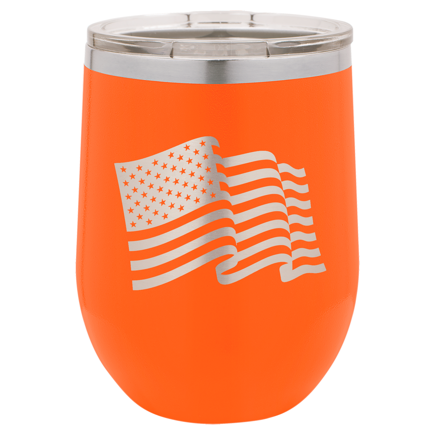 4th of July Stemless 12oz Wine Cups