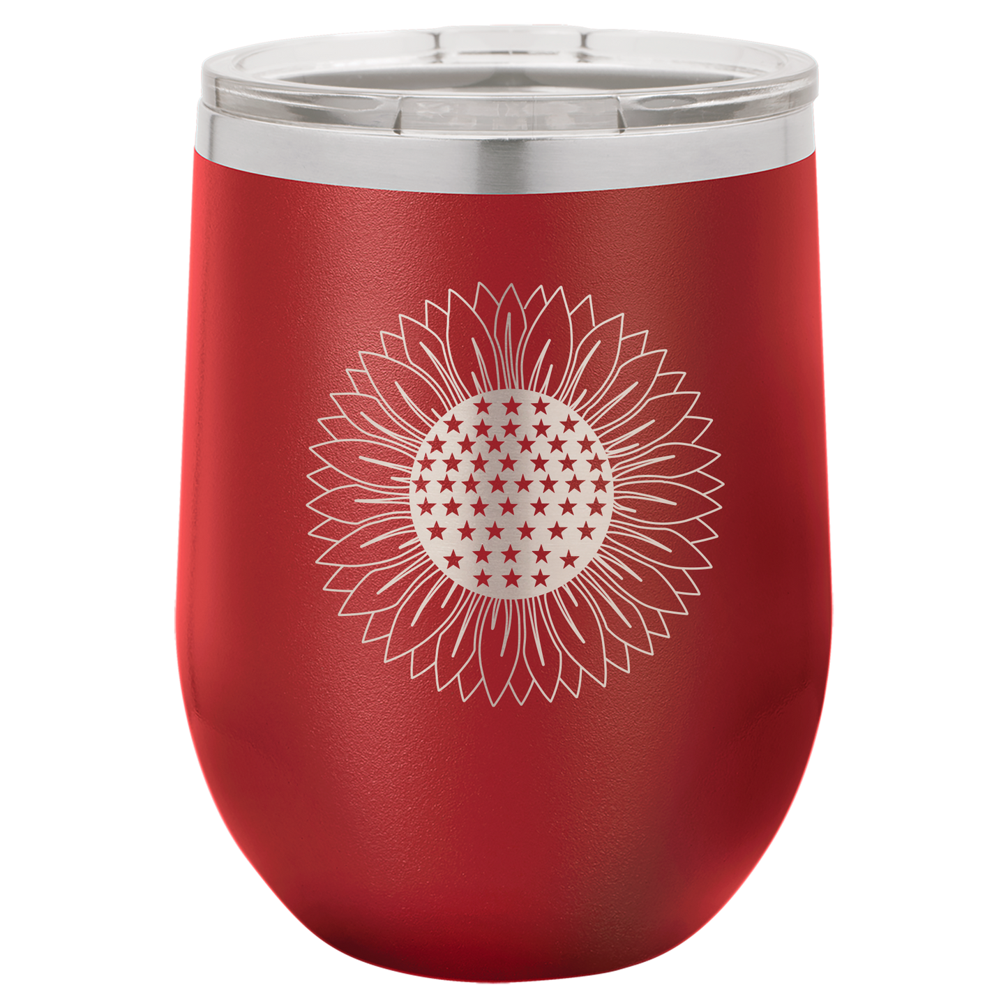 4th of July Stemless 12oz Wine Cups