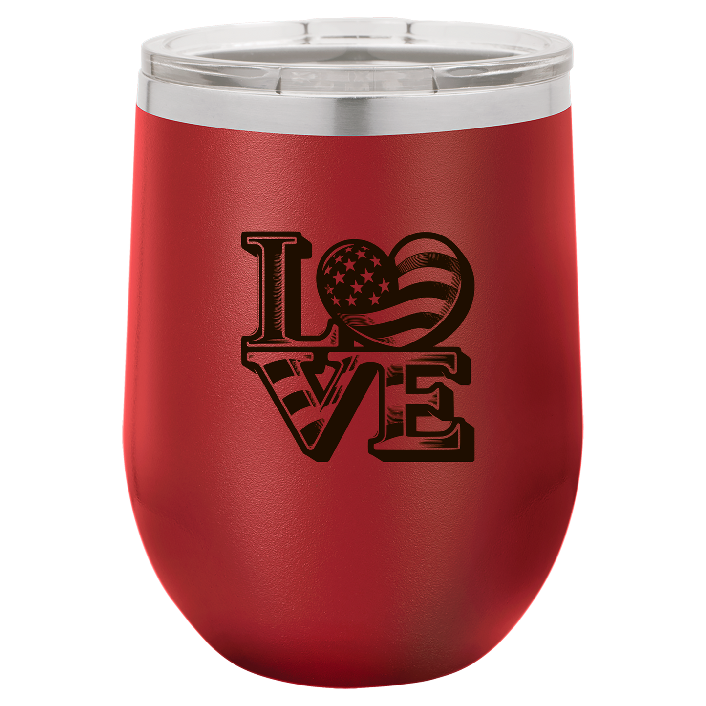 4th of July Cups Stemless Wine 12 Cups
