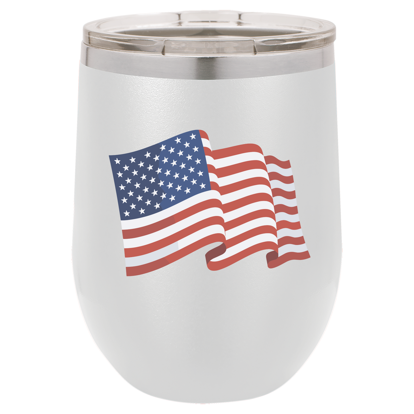 4th of July Cups Stemless Wine 12 Cups