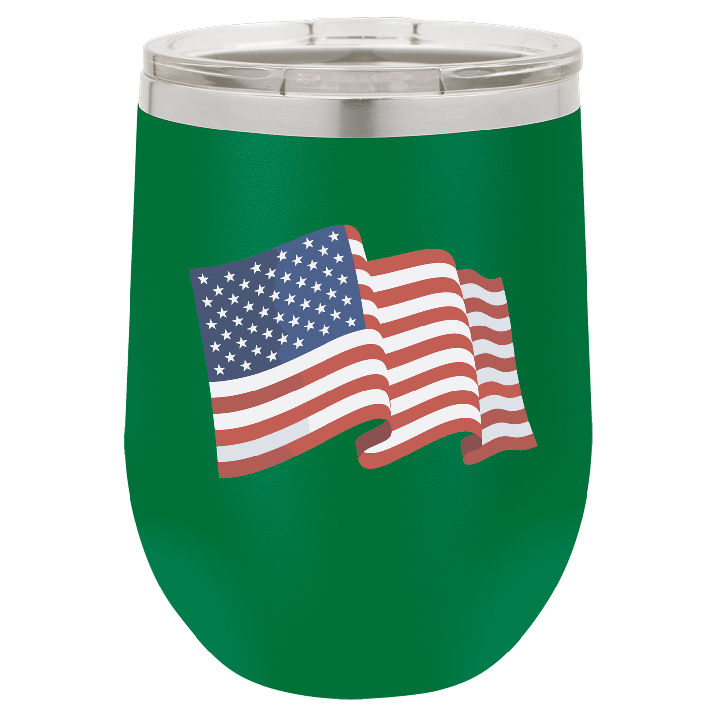 4th of July Cups Stemless Wine 12 Cups