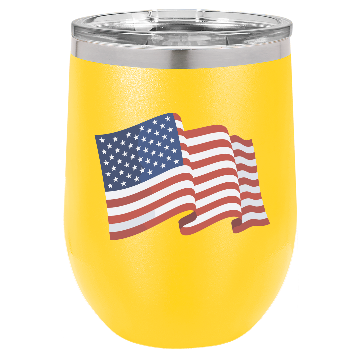 4th of July Cups Stemless Wine 12 Cups