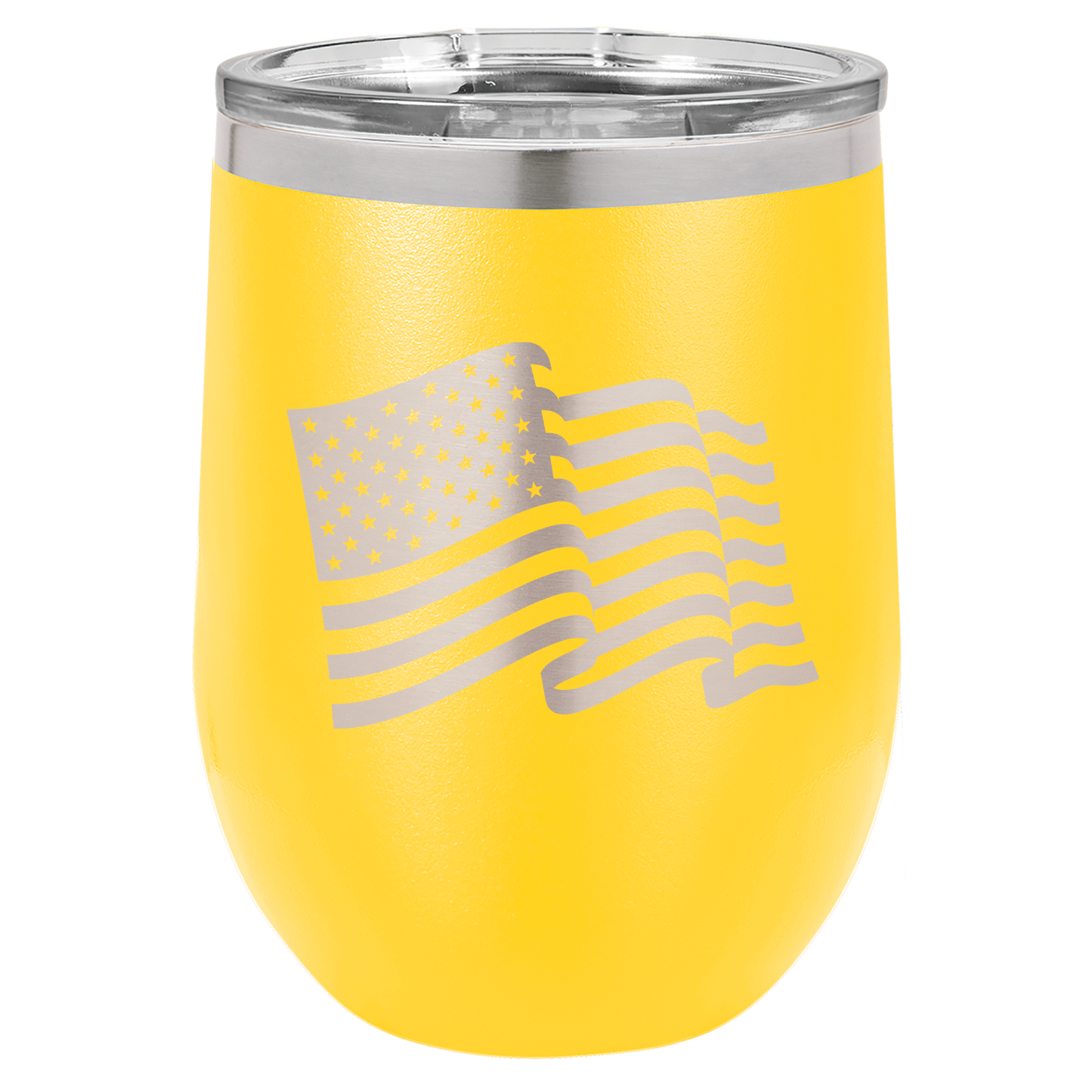 4th of July Stemless 12oz Wine Cups