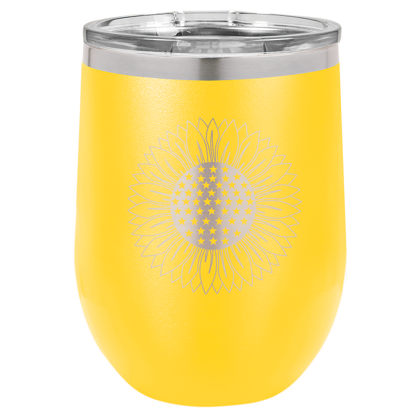 4th of July Stemless 12oz Wine Cups