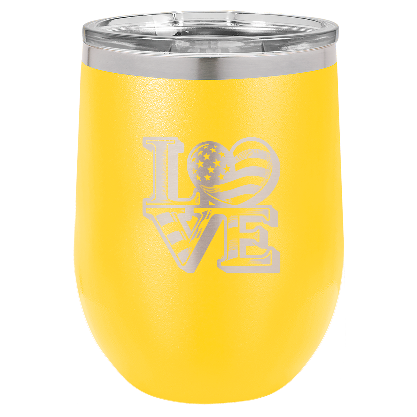 4th of July Stemless 12oz Wine Cups