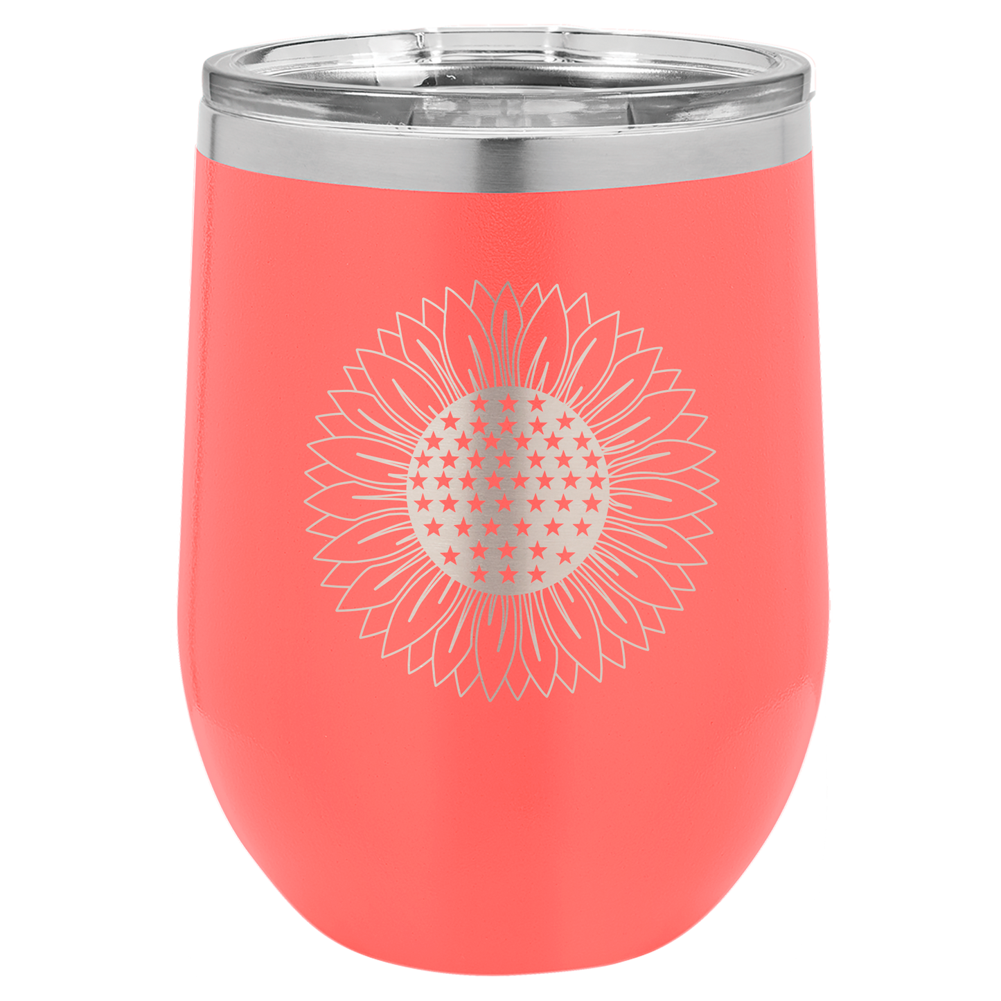 4th of July Stemless 12oz Wine Cups