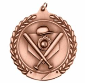 Sculptured 2 3/4" Neck Award Medals