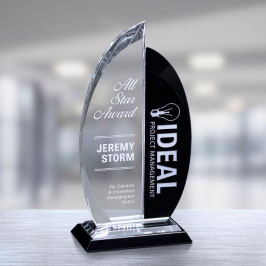 Beacon Sable Crystal Stand Up Award