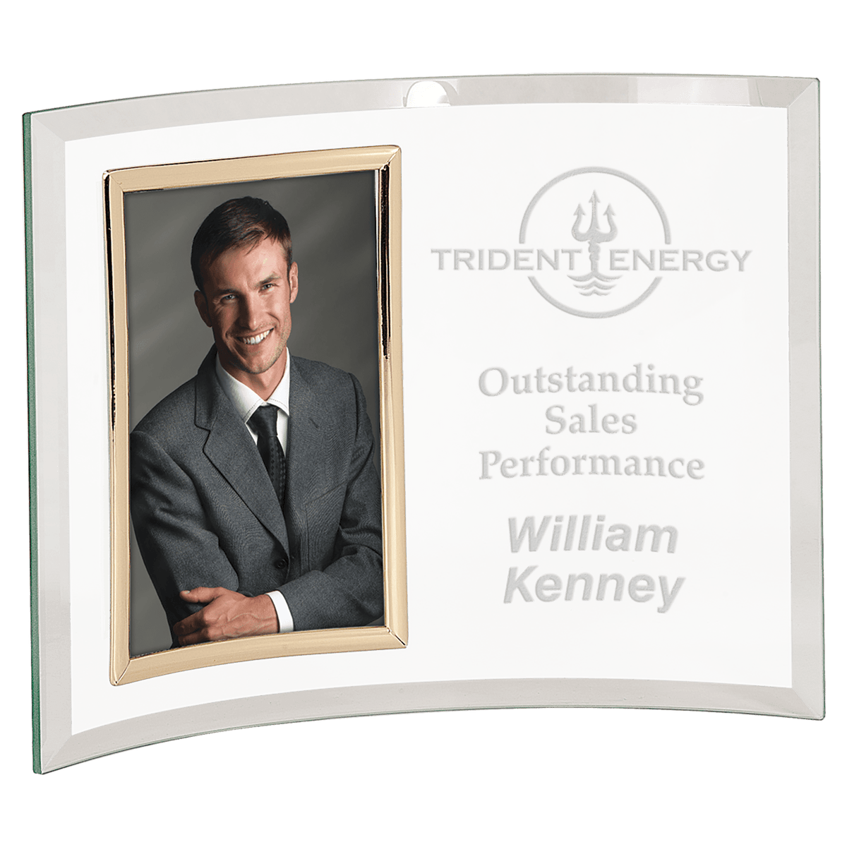 Curved Glass Photo Frames