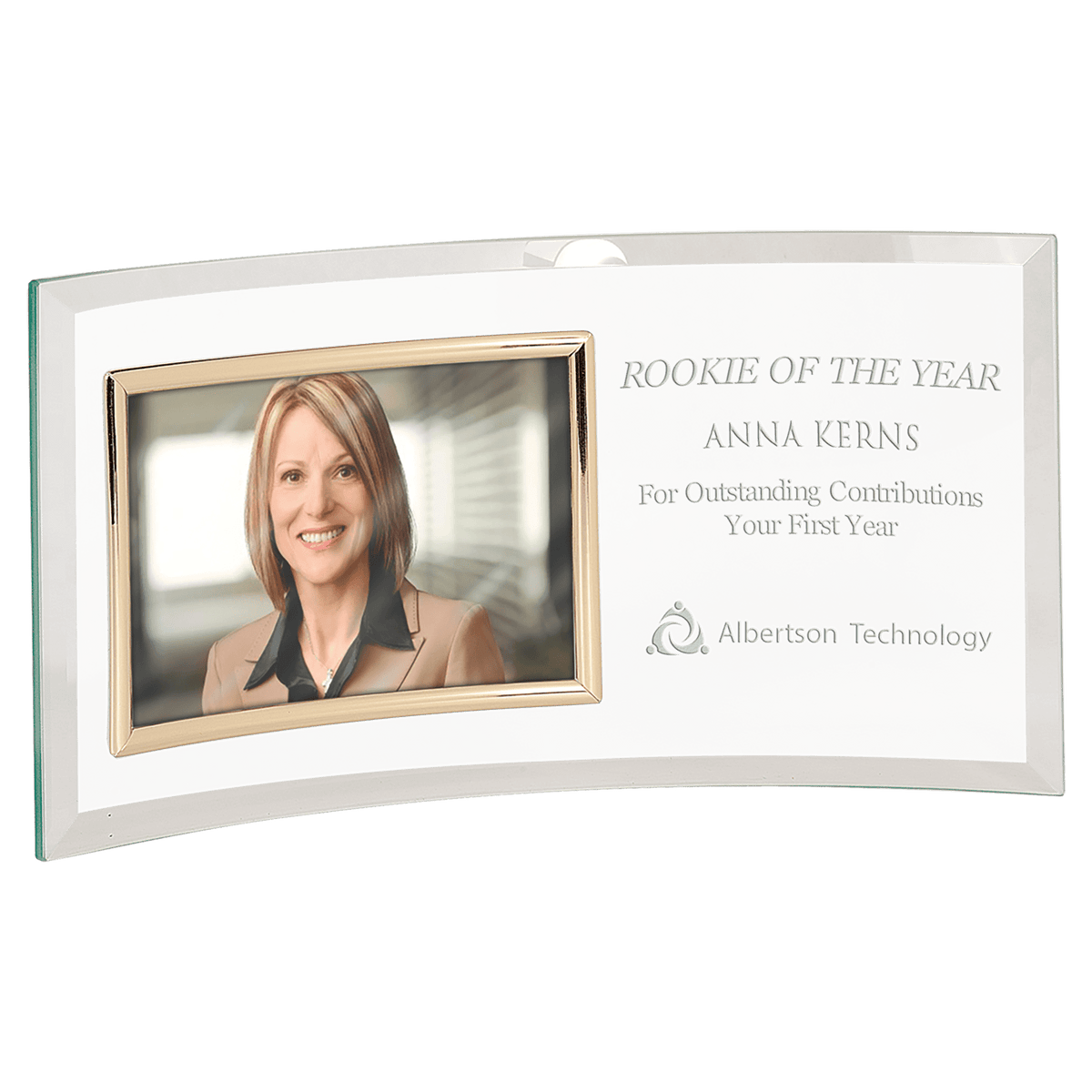 Curved Glass Photo Frames