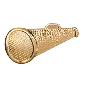 Gold Megaphone Metal Chenille Letter Insignia